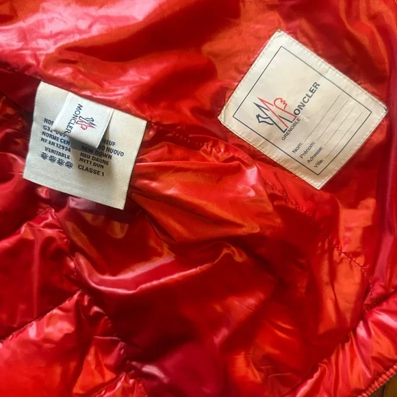 Moncler Denim print light puffer size 4 - Picture 8 of 14